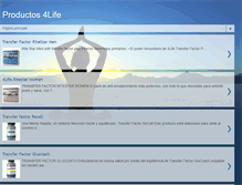 Tablet Screenshot of pdfproductos4life.blogspot.com