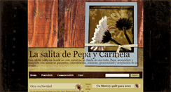 Desktop Screenshot of lasalitadepepaycarmela.blogspot.com