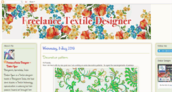 Desktop Screenshot of freelancetextiledesigner.blogspot.com