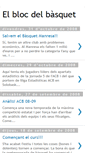 Mobile Screenshot of el-bloc-del-basquet.blogspot.com