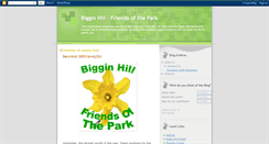 Desktop Screenshot of bigginhillparkfriends.blogspot.com