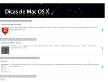 Tablet Screenshot of dicasdemac.blogspot.com
