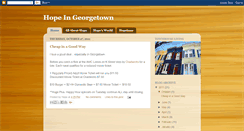 Desktop Screenshot of hopeingeorgetown.blogspot.com