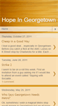 Mobile Screenshot of hopeingeorgetown.blogspot.com
