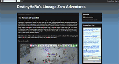 Desktop Screenshot of dhzero.blogspot.com