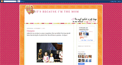 Desktop Screenshot of itsbecauseimthemom.blogspot.com