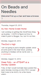 Mobile Screenshot of beadsandneedles.blogspot.com