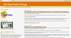 Desktop Screenshot of idealsolarenergy.blogspot.com