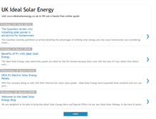 Tablet Screenshot of idealsolarenergy.blogspot.com