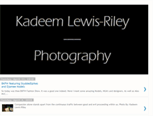Tablet Screenshot of kadeemlewisrileyphotos.blogspot.com