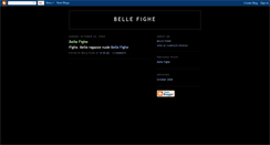 Desktop Screenshot of belle-fighe.blogspot.com