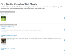 Tablet Screenshot of firstbaptistchurchofbullshoals.blogspot.com