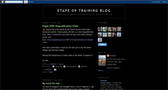 Desktop Screenshot of etape09-downsey.blogspot.com