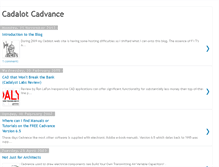 Tablet Screenshot of cadalot-cadvance.blogspot.com
