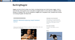 Desktop Screenshot of barkingmagpie.blogspot.com