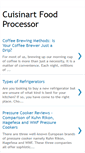 Mobile Screenshot of cuisnartfoodprocessorv.blogspot.com