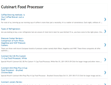 Tablet Screenshot of cuisnartfoodprocessorv.blogspot.com