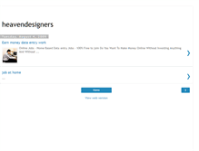 Tablet Screenshot of heavendesigners.blogspot.com