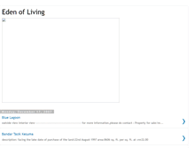 Tablet Screenshot of edenofliving.blogspot.com