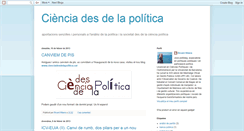 Desktop Screenshot of cienciadesdelapolitica.blogspot.com