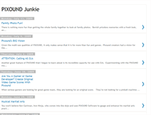 Tablet Screenshot of pixoundjunkie.blogspot.com