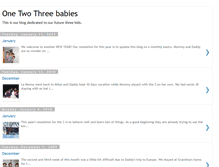 Tablet Screenshot of claudia-lorenzo-triplets.blogspot.com