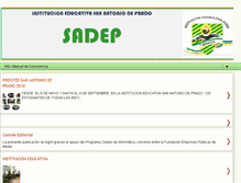 Tablet Screenshot of informacionsadep.blogspot.com