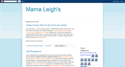 Desktop Screenshot of mamaleighs.blogspot.com