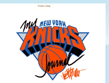 Tablet Screenshot of myknicksjournal.blogspot.com