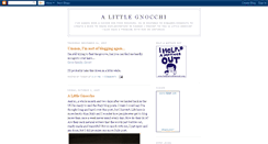 Desktop Screenshot of alittlegnocchi.blogspot.com