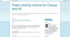 Desktop Screenshot of campsongs.blogspot.com
