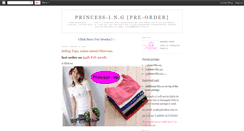 Desktop Screenshot of princess-ing.blogspot.com