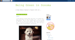 Desktop Screenshot of greensonoma.blogspot.com