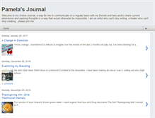 Tablet Screenshot of pamelasjournal.blogspot.com