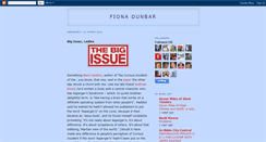 Desktop Screenshot of fionadunbar.blogspot.com
