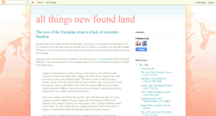 Desktop Screenshot of allthingsnewfoundland.blogspot.com