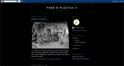 Desktop Screenshot of foodandplastics.blogspot.com