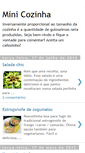 Mobile Screenshot of minicozinha.blogspot.com