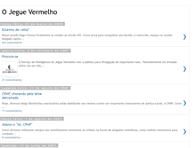 Tablet Screenshot of ojeguevermelho.blogspot.com