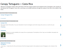 Tablet Screenshot of canopytortuguero.blogspot.com