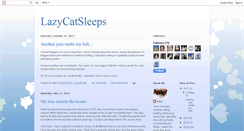 Desktop Screenshot of lazycatsleeps.blogspot.com