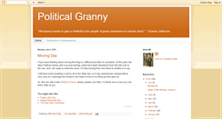 Desktop Screenshot of jmm-politicalgranny.blogspot.com