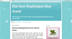 Desktop Screenshot of obatalamimenghilangkanbekasjerawat.blogspot.com