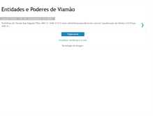 Tablet Screenshot of entidadesepoderesviamao.blogspot.com