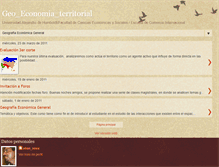 Tablet Screenshot of geoterritorioeconomia.blogspot.com