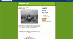 Desktop Screenshot of montana1948jwm.blogspot.com