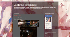 Desktop Screenshot of cantinhoespangues.blogspot.com