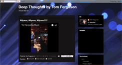 Desktop Screenshot of deepthoughtsbytomferguson.blogspot.com