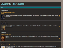 Tablet Screenshot of cavematty.blogspot.com