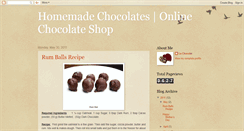 Desktop Screenshot of onlinechocolateshop.blogspot.com